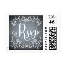 Chalkboard - RSVP Postage Stamps