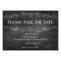 Chalkboard Save The Date Invitation (2)