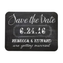 Chalkboard Save the Date Magnet magnets