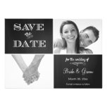 Chalkboard Save the Date Photo Announcement