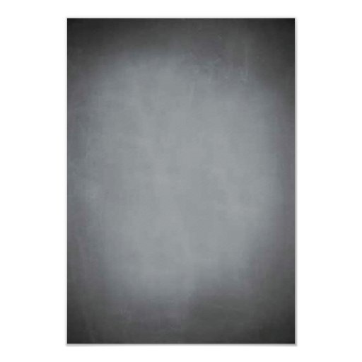 Chalkboard Script Blue Response Personalized Announcements