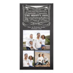 Chalkboard Scripture Christmas photo cards