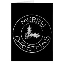 christmas card, chalkboard sign, merry christmas, chalkboard sign style greeting card, Card with custom graphic design