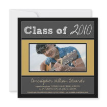 Chalkboard Sketch Graduation Announcement (black) invitations by GraduateShoppe Chalkboard Sketch Graduation Announcement (black) invitations