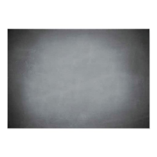 Chalkboard Stencil White Response Invitations