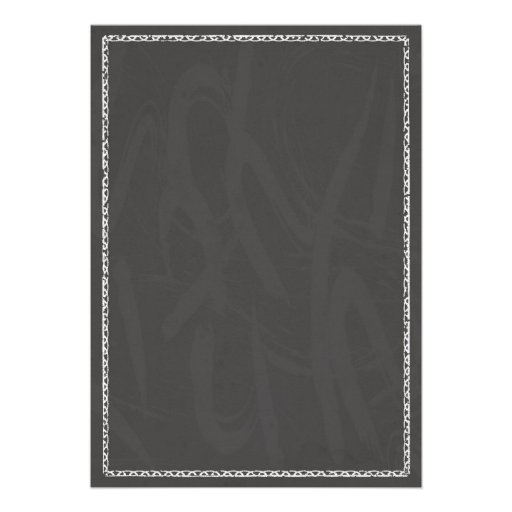 Chalkboard Vintage Pig Roast Invitation