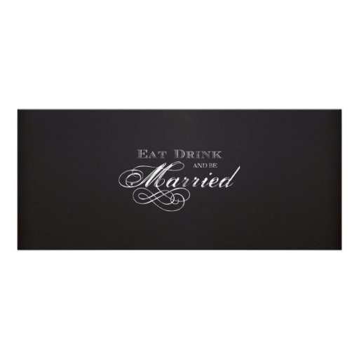 Chalkboard Vintage Wedding Ticket  Invitation