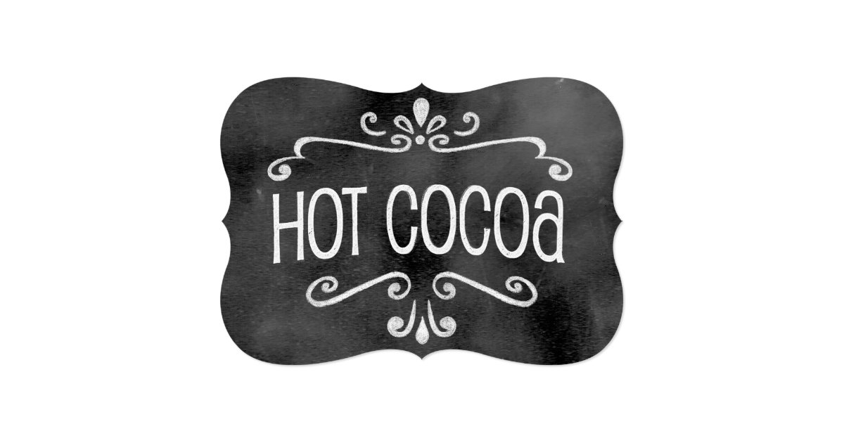 chalkboard-wedding-sign-hot-cocoa-card-zazzle