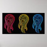 Chalkie Ghosts Poster
