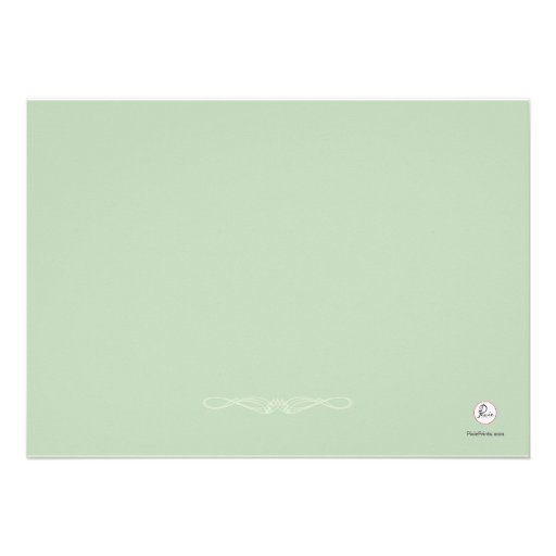 Chalky Border Invitation