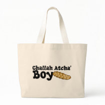 Challah Atcha' Boy Tote Bags