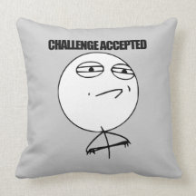 Challenge Accepted American MoJo Pillow