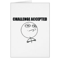 Challenge Accepted Cards