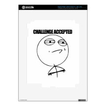 Challenge Accepted iPad Skin