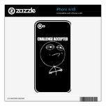 Challenge Accepted iPhone Skin iPhone 4S Skins