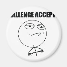 Challenge Accepted Magnets