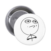 challenge accepted pinback button