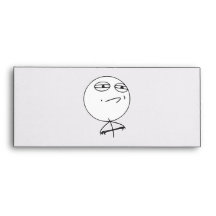 Challenge Accepted Rage Face Comic Meme Envelopes