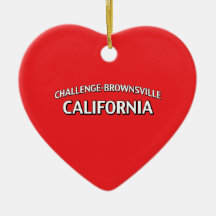 Challenge-Brownsville California Christmas Tree Ornament