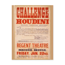 Challenge Houdini postcards