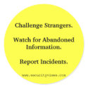 Challenge Strangers. stickers