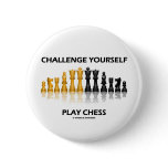 Challenge Yourself Play Chess Pin