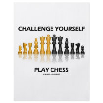 Challenge Yourself Play Chess Flyers