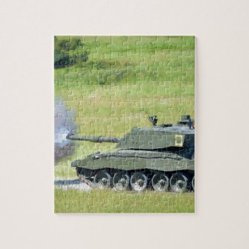 Challenger Tank Jigsaw Puzzle Zazzle