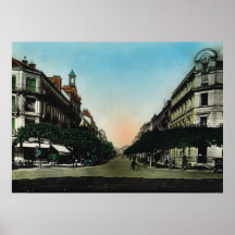 Chalons sur Saone, Boulevard Poster