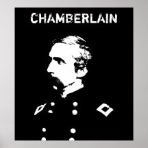 Chamberlain -- Black and White Posters