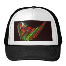 Chameleon Abstract Art Hat