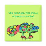 Chameleon Bucks Magnet