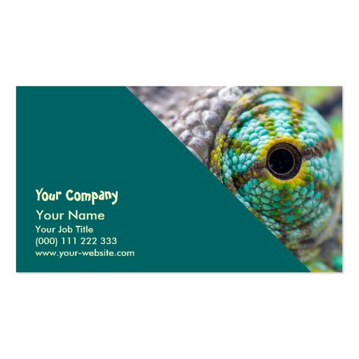 Chameleon eye business cards