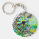 Chameleon eye key chain