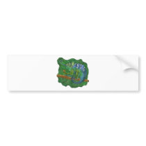 Chameleon in the country bumper sticker