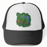 Chameleon in the country hats