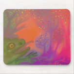 Chameleon in the forest mousepad