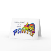 Chameleon Party Invitation cards by LaureFCarlisle Chameleon Party Invitation cards
