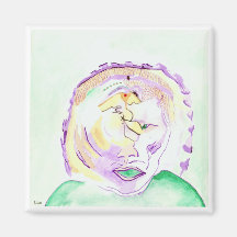 Chamomile & Lockwood Fridge Magnet