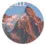 Chamonix - Aiguille du Midi Round Sticker