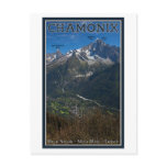 Chamonix - Aiguille Verte above Chamonix Postcard