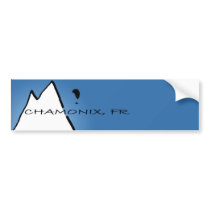 Chamonix bumper stickers