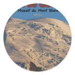 Chamonix - Dome du Gouter Round Stickers