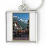 Chamonix Town Keychains