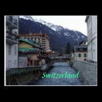 Chamonix Village postcards
