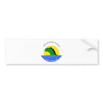 Champ goes everywhere bumper stickers by abm1956 Champ goes everywhere bumper stickers