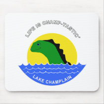 Champ goes everywhere mousepads