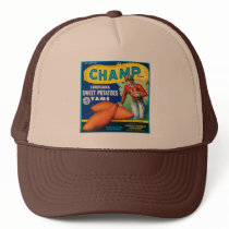 Champ Louisiana Sweet Potatoes hats by AllVintage Champ Louisiana Sweet Potatoes hats