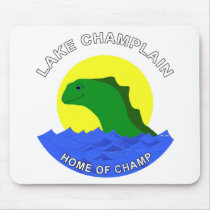 Champ loves you! mousepads