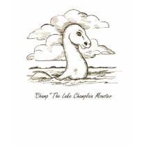 Champ the Lake Champlain Monster Shirt by fullfrogmoon Champ the Lake Champlain Monster Shirt